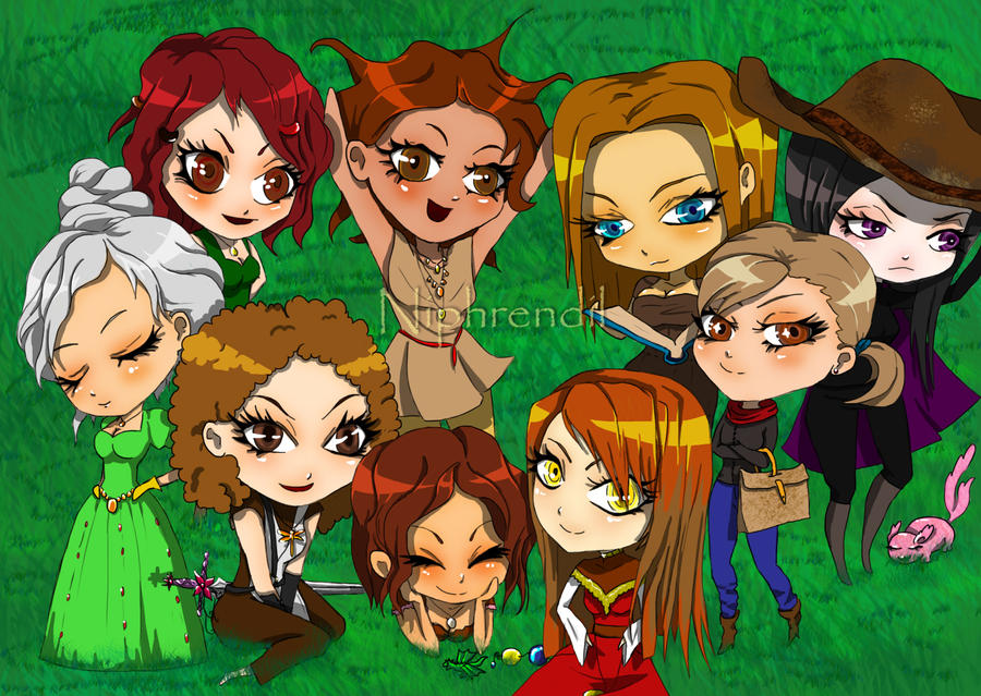 RPG chibis by El-Niphrendil on DeviantArt