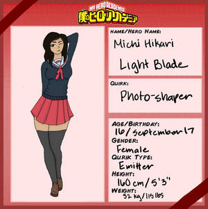 BNHA RP - Teiko Academy Application {Michi Hikari}