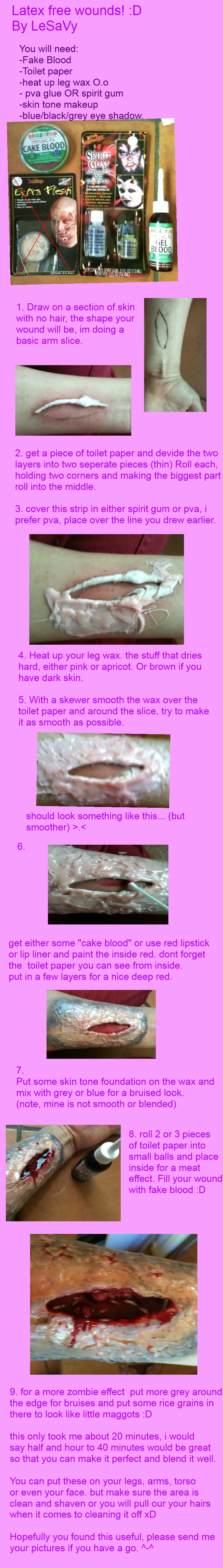 Latex free wound tutorial