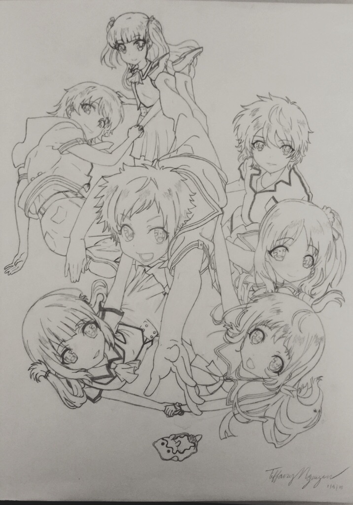 Nagi no Asukara Characters Key Frame Art Collection Boys Side 100page VERY  RARE