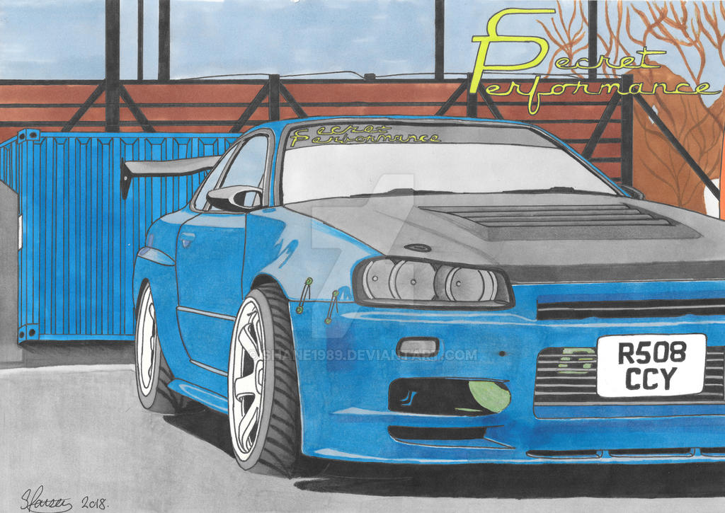 nissan skyline by shane1989 on DeviantArt