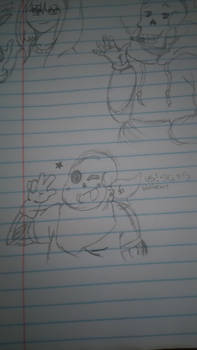 Blueberry!Sans Try (on paper)