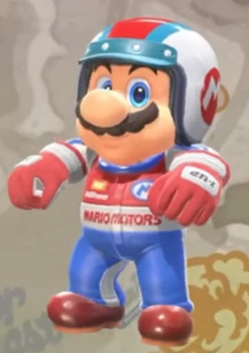 Mario Racer Guy Pro Racer Mario Render (MKW) by shivehavoxstargamer on DeviantArt