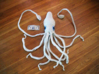 Crocheted Squid