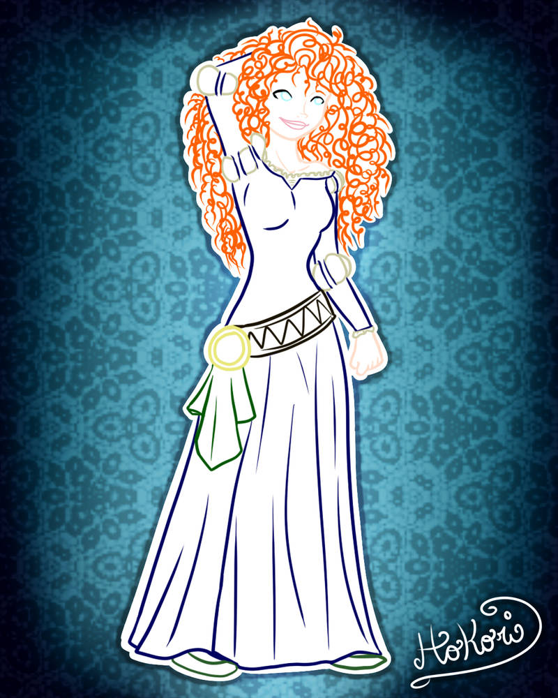 Merida - Simple lines by Im-Hokori on DeviantArt
