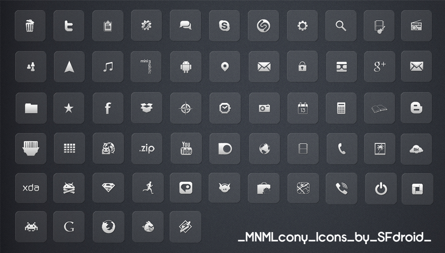 MNMLcony Icons