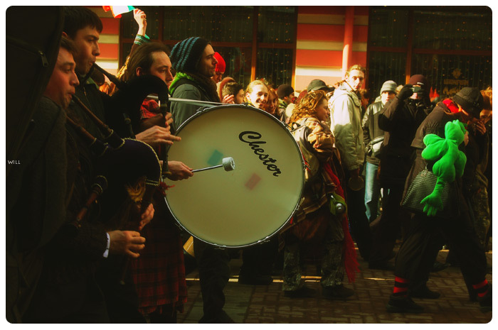 St. Patrick's day in Moscow