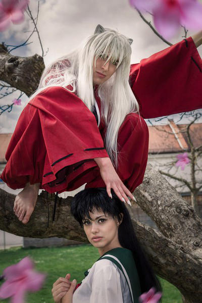 Inuyasha and Kagome Cosplay 2015 by WhiteRavenCosplay Inuyasha and Kagome Cosplay 2015 by WhiteRavenCosplay