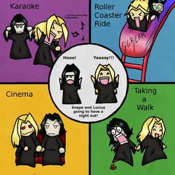 Snape and Lucius having fun?