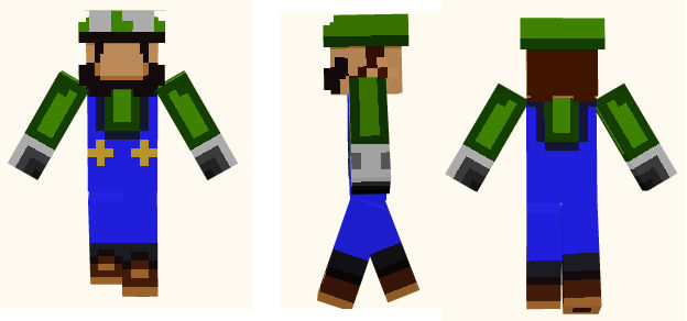 Minecraft Luigi Model Json Format Minecraft - Paper Luigi by LoneWolf5577 on DeviantArt
