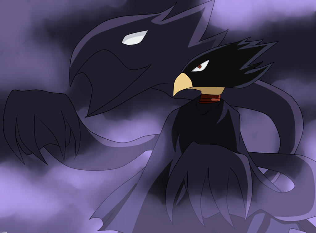 BNHA: Tokoyami by NicksLikeToDraw on DeviantArt