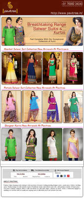 Designer Dresses and Stylish Kurtis at Pavitraa.in