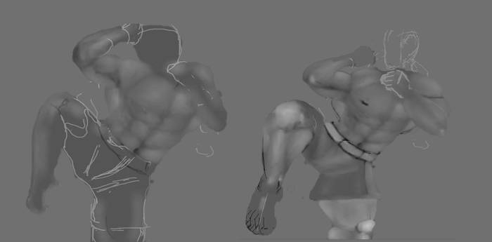 Street Fighter legend- Sagat WIP