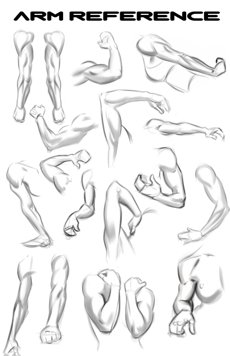 Lots Of Arms for Reference. by Nova-MadArt on DeviantArt