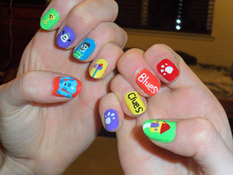 Blues Clues Nails