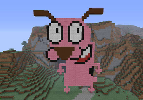 Minecraft- Courage the cowardly Dog