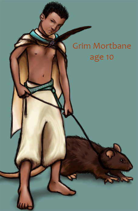 Grim Mortbane age 10