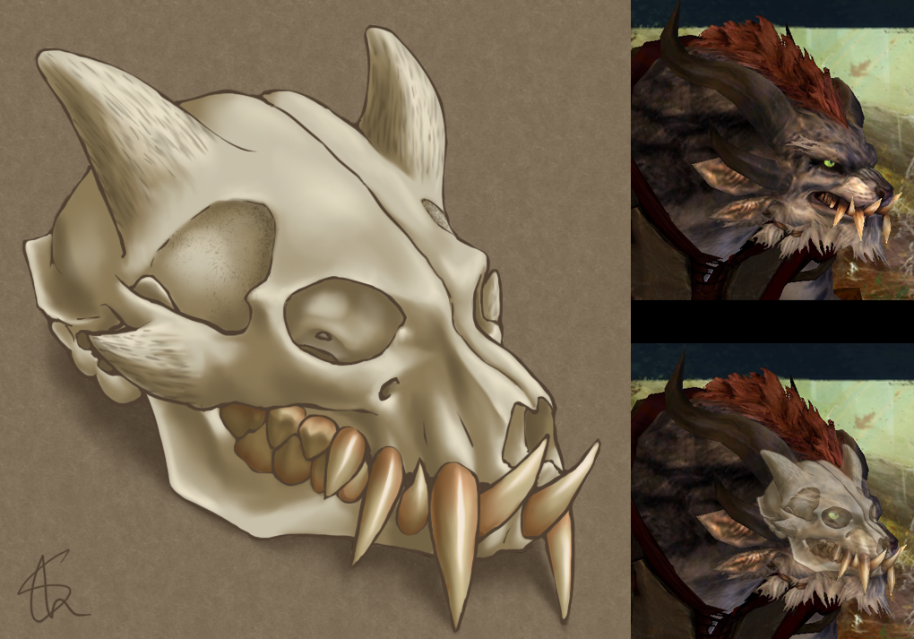 Charr Skull Study