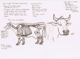 Studying cows...