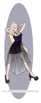 Ino in a dress