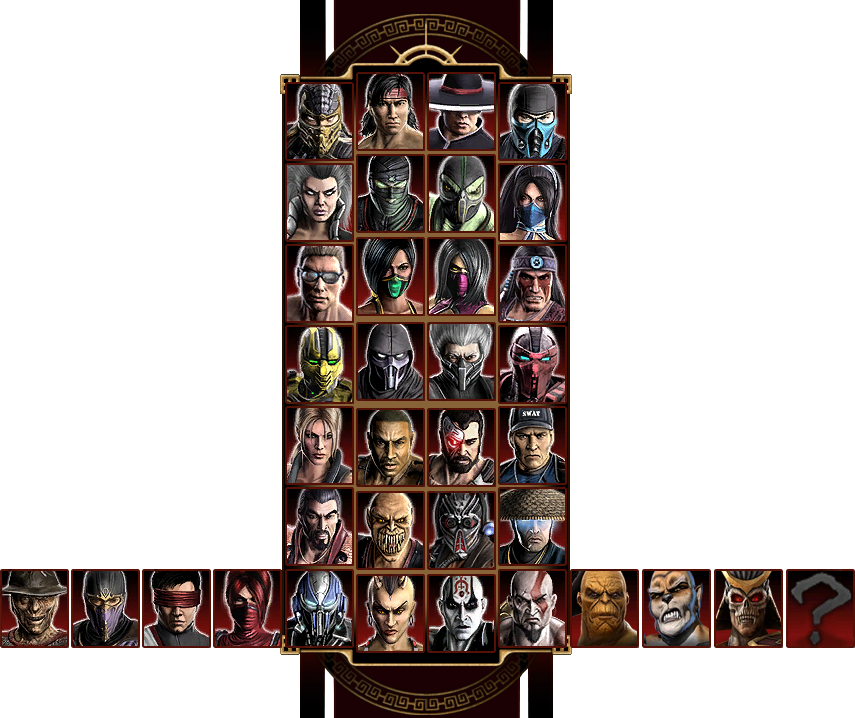 Mortal Kombat 9 - Character Selection Art