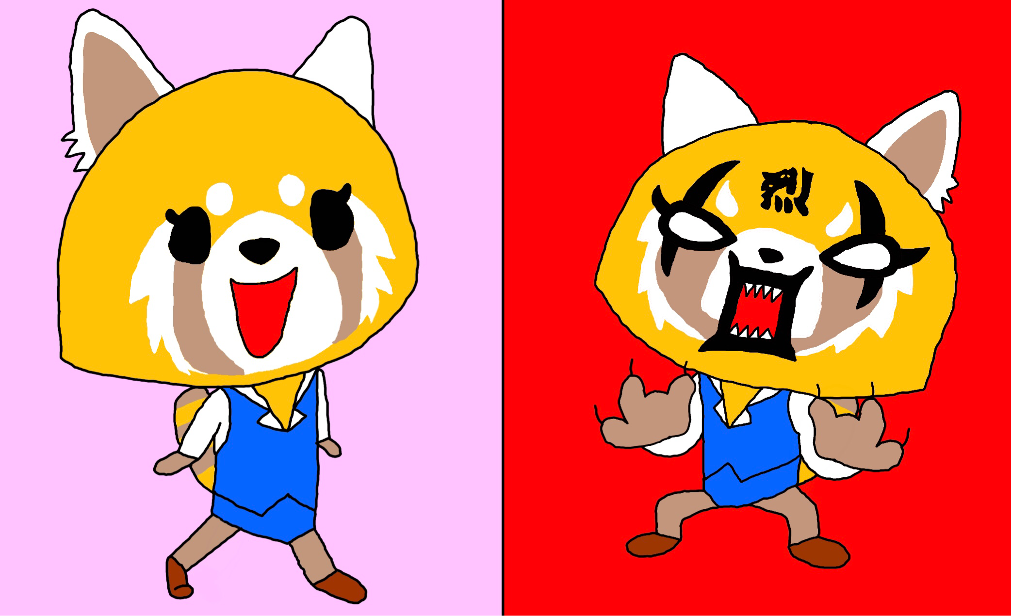 Aggretsuko Crossover Rage Aggretsuko by MajorStarlight on DeviantArt