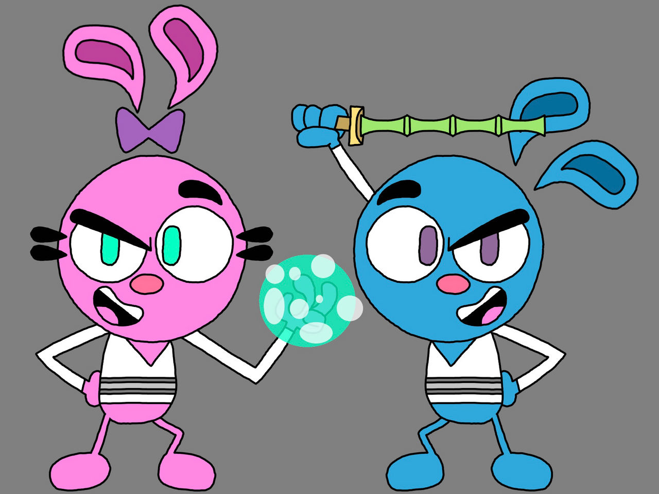 Martial Artist Rabbits by MajorStarlight on DeviantArt