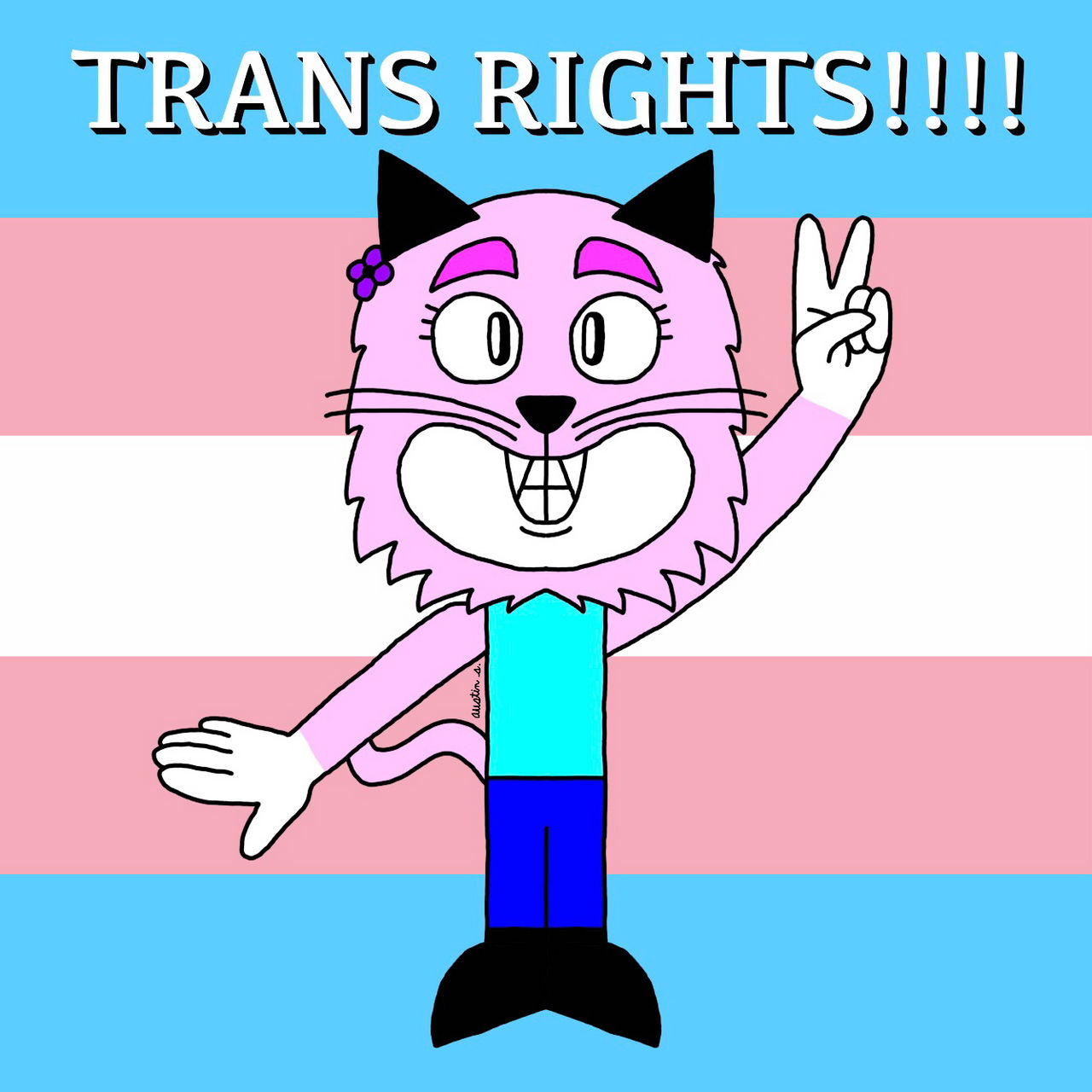 Trans Rights with Solar Starlight by MajorStarlight on DeviantArt