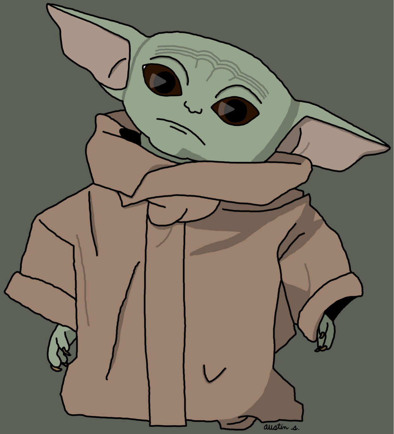 Grogu A K A Baby Yoda By Bluehedgehog1997 On Deviantart Grogu A K A Baby Yoda By Bluehedgehog1997 On Deviantart