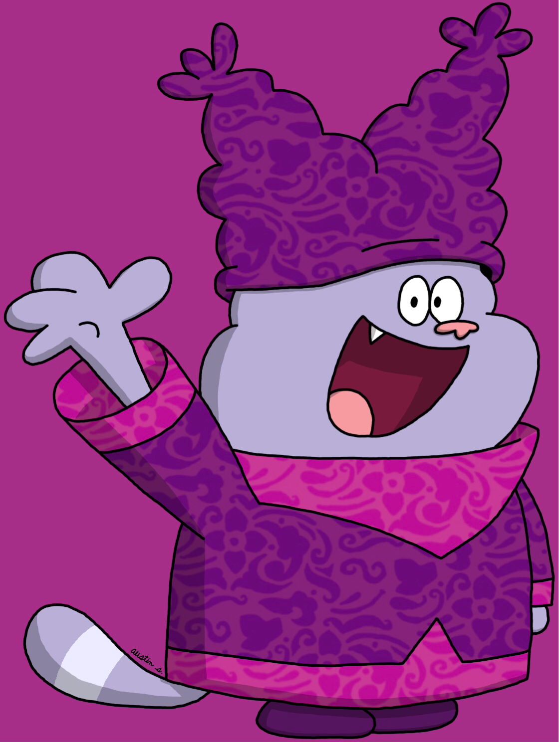 Chowder Pink Rabbit The Eccentric Cat/Bear/Rabbit Named Chowder! by MajorStarlight on ...