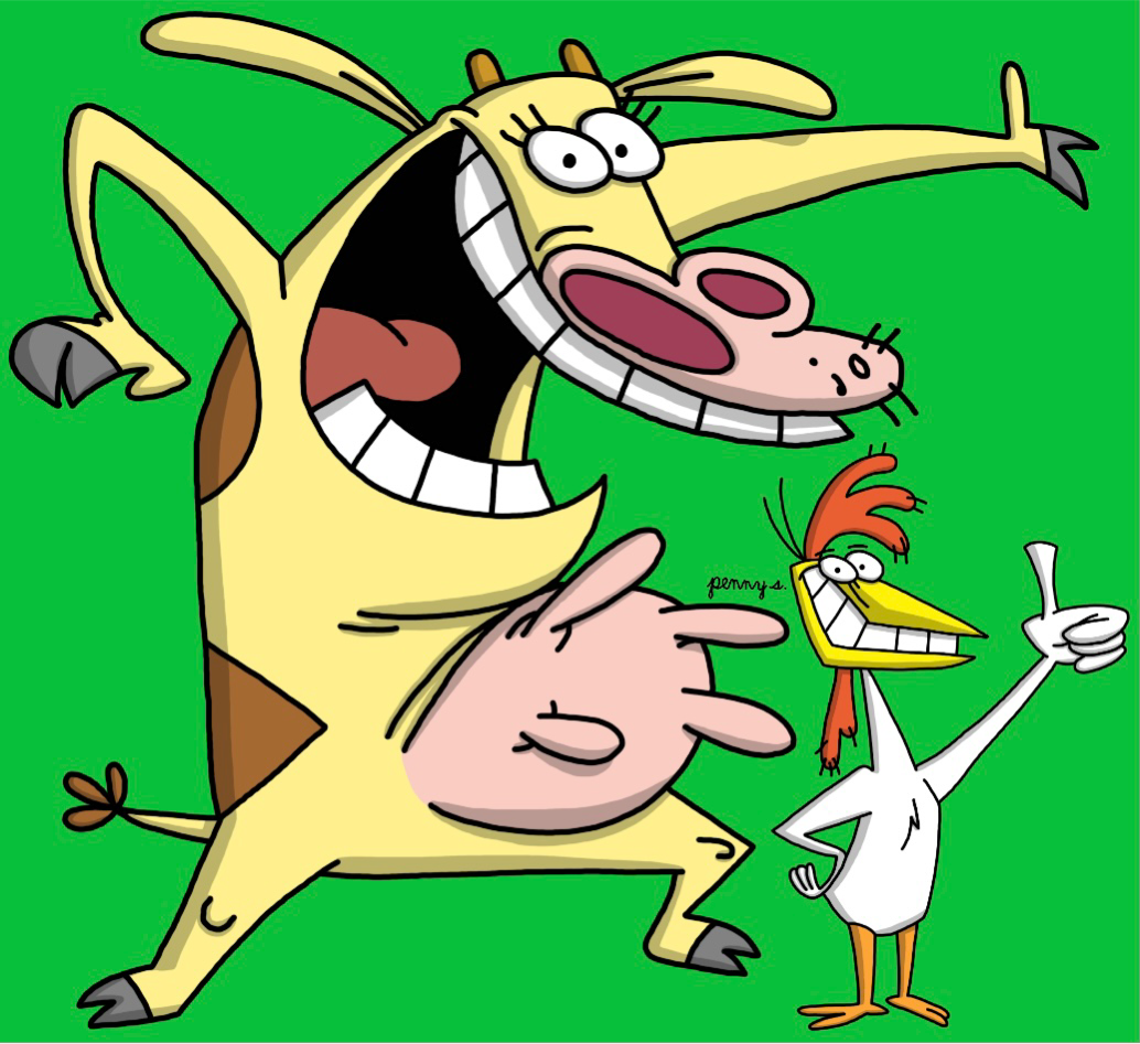 Cow and Chicken by MajorStarlight on DeviantArt Cow and Chicken by MajorStarlight on DeviantArt