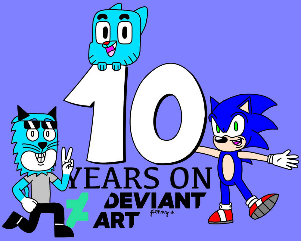 10 Years on Deviant Art! by MajorStarlight on DeviantArt