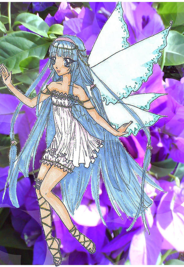 Blue Flower Fairy By Shellthing On DeviantArt blue-flower-fairy-by-shellthing-on-deviantart