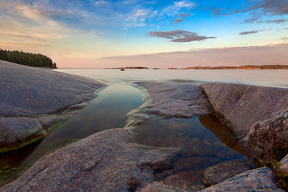 Morning on the Koyonsaari (Lake Ladoga)