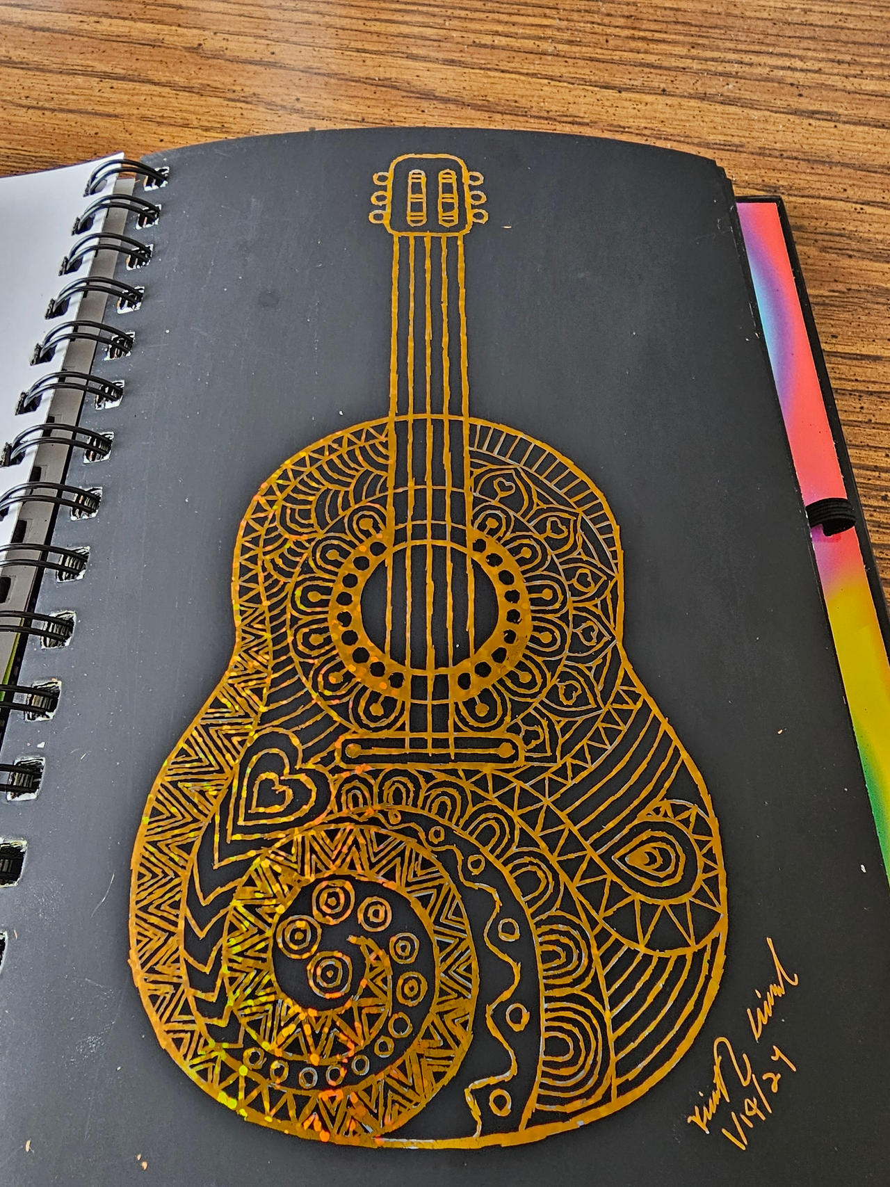 Guitar Scratch Art By ArchangelVampire On DeviantArt guitar-scratch-art-by-archangelvampire-on-deviantart