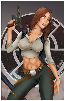 Hanah Solo - Star Wars Pinup