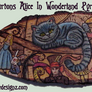 Alice inWonderland Pyrograph (Woodburning) Animate