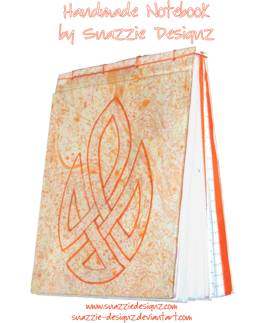 Celtic Flame Handmade Notebook