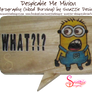 Despicable Me Minion Plaque Woodburning Pyrograph
