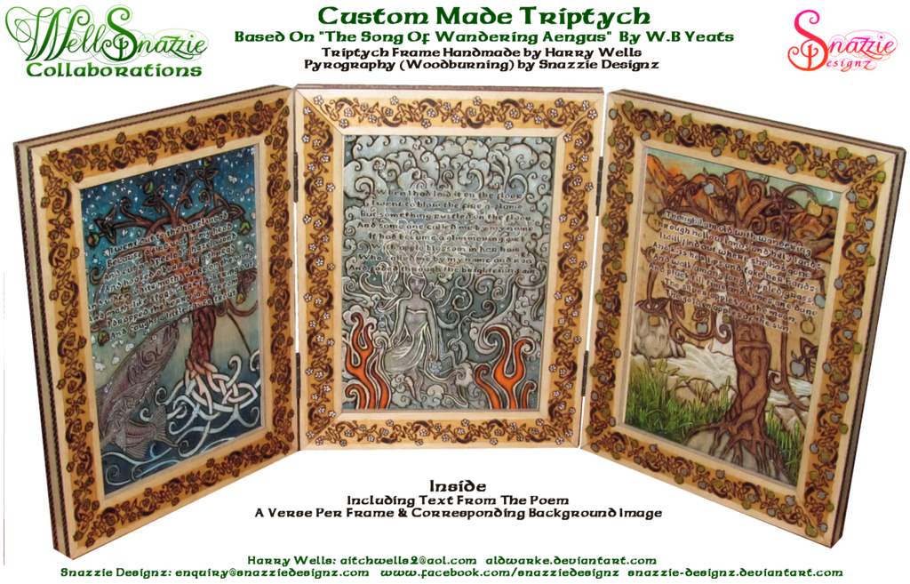 The Song of Wandering Aengus Triptych - Inside by snazzie-designz The Song of Wandering Aengus Triptych - Inside by snazzie-designz