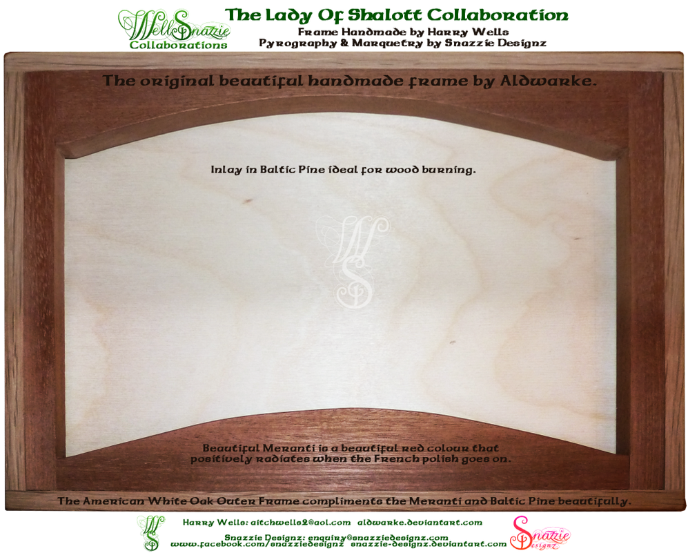 Lady of Shalott - Original Frame by snazzie-designz Lady of Shalott - Original Frame by snazzie-designz