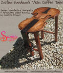 Custom Handmade Violin Coffee Table - 01 by snazzie-designz