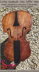 Custom Handmade Violin Coffee Table - 03