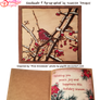 Pine Groseak Handmade Wooden Holiday Card