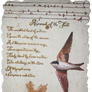 Calligraphed Illustrated Poem on Handmade Paper