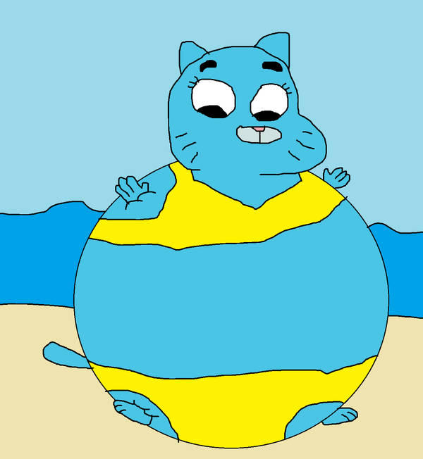 Inflated Nicole Watterson in her Bikini by DarwinFan2000 on DeviantArt