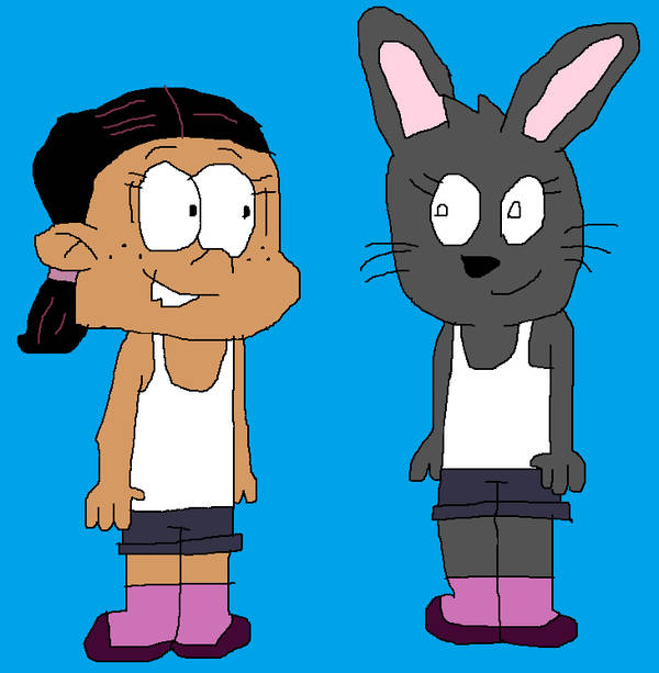 G - Ashima Rabbit Meets Ronnie Anne by DarwinFan2000 on DeviantArt
