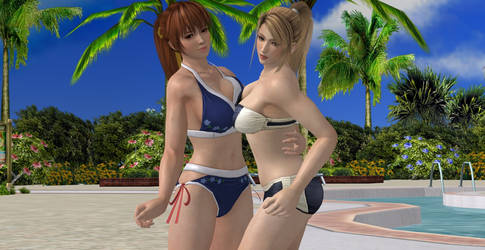 Sarah and Kasumi, symmetrical docking