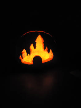 Disney Castle Pumpkin