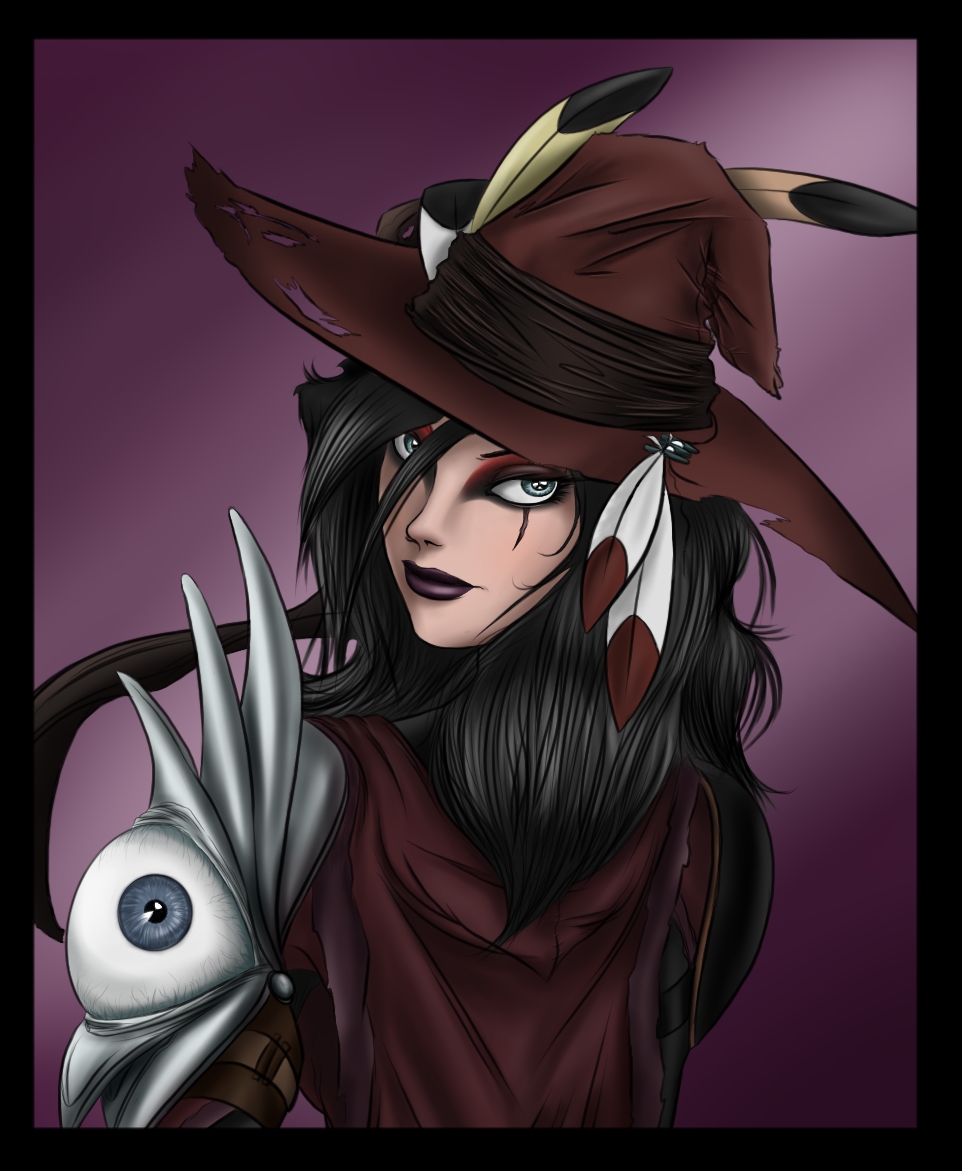 Red Witch Portrait